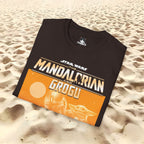 Mandalorian and Grogu Desert Sunset T-Shirt