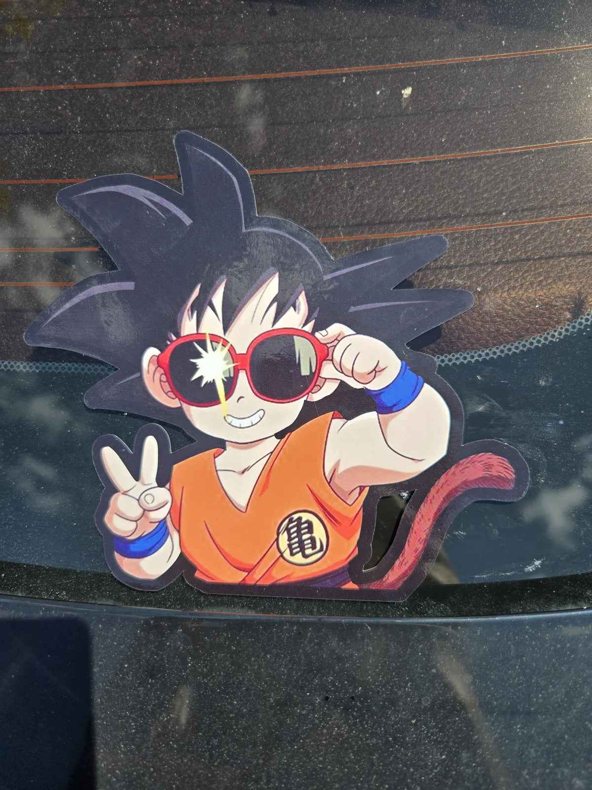 Goku Smiling Car Decal | Waterproof DBZ Sticker