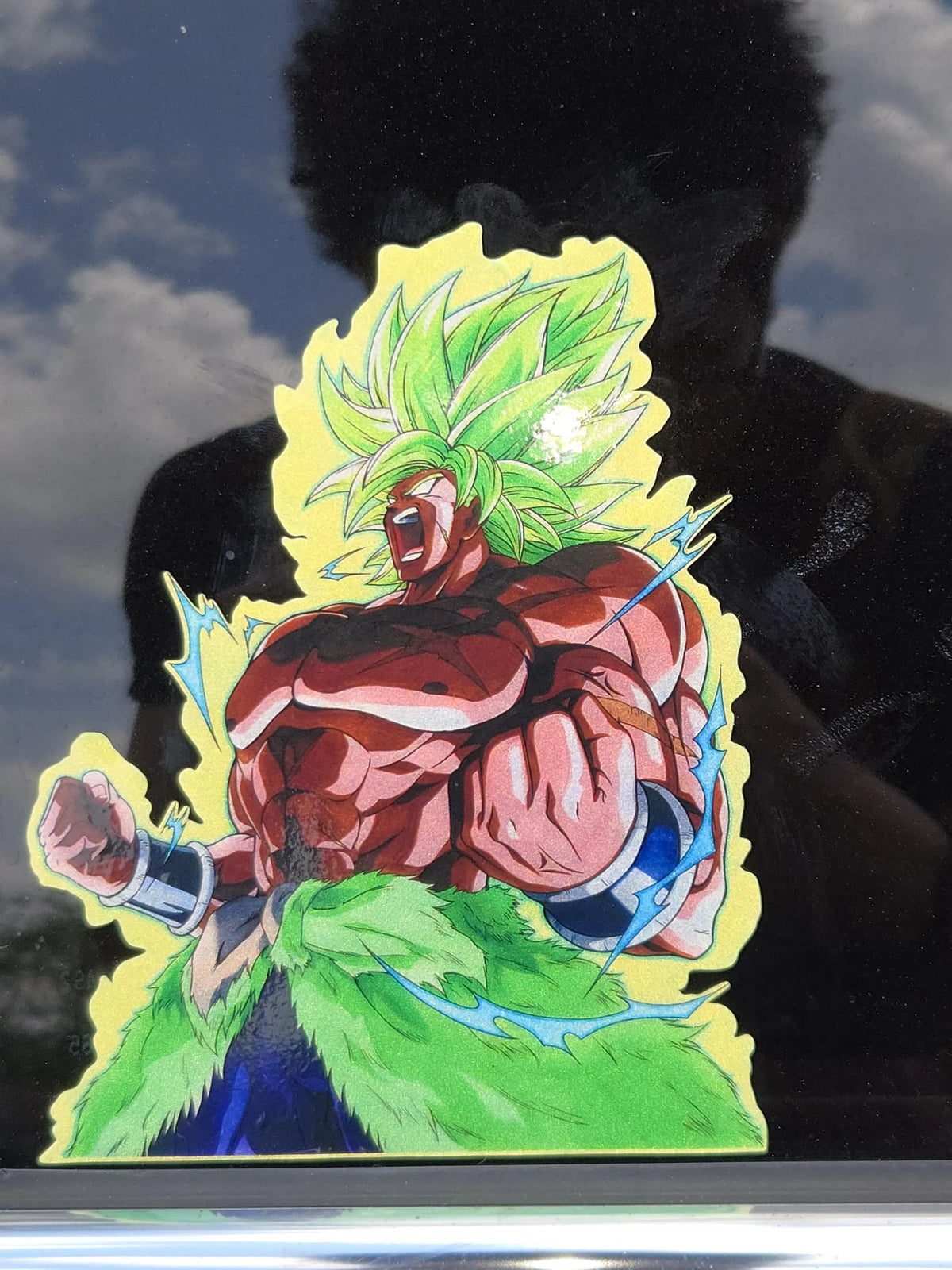 Legendary Broly | UV Reflective Vinyl Decal