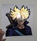 Trunks DBZ | Super Sayian UV Reflective Vinyl Decal