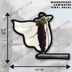 Piccolo Aura Farming Waterproof Car Decal | Funny Anime Sticker (Weather Resistant)
