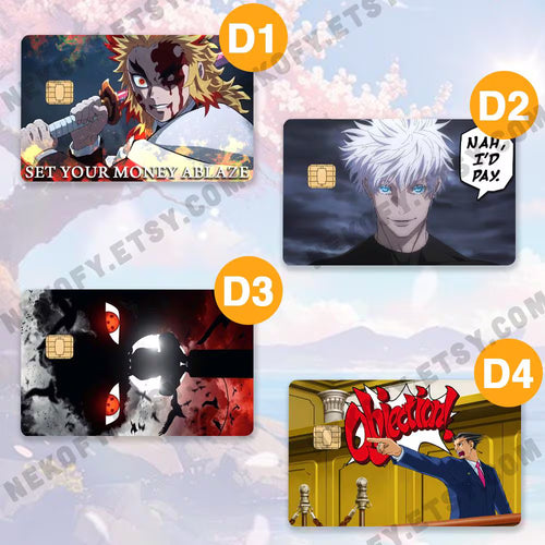 Credit Card Wrap | Anime Style