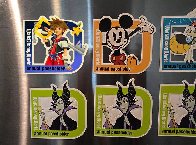 Disney’s “D” Annual Passholder Sticker - Kingdom hearts Sora - Fanart